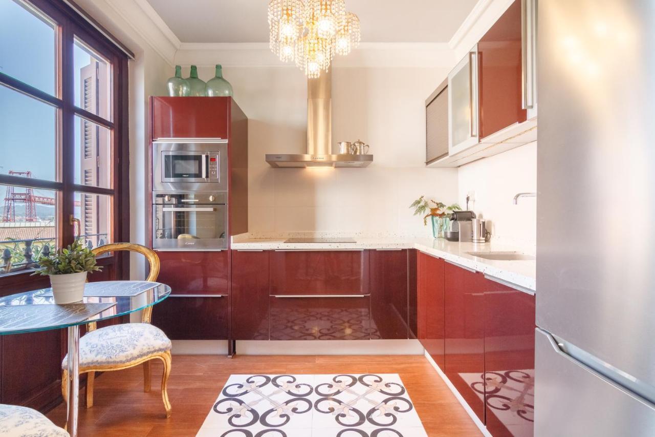 Amplio Y Elegante Con Diseno Vintage Apartamento Portugalete Exterior foto
